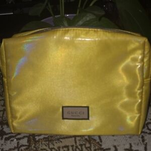 Rare Gucci ViP Gift Shiny Yellow Pouch